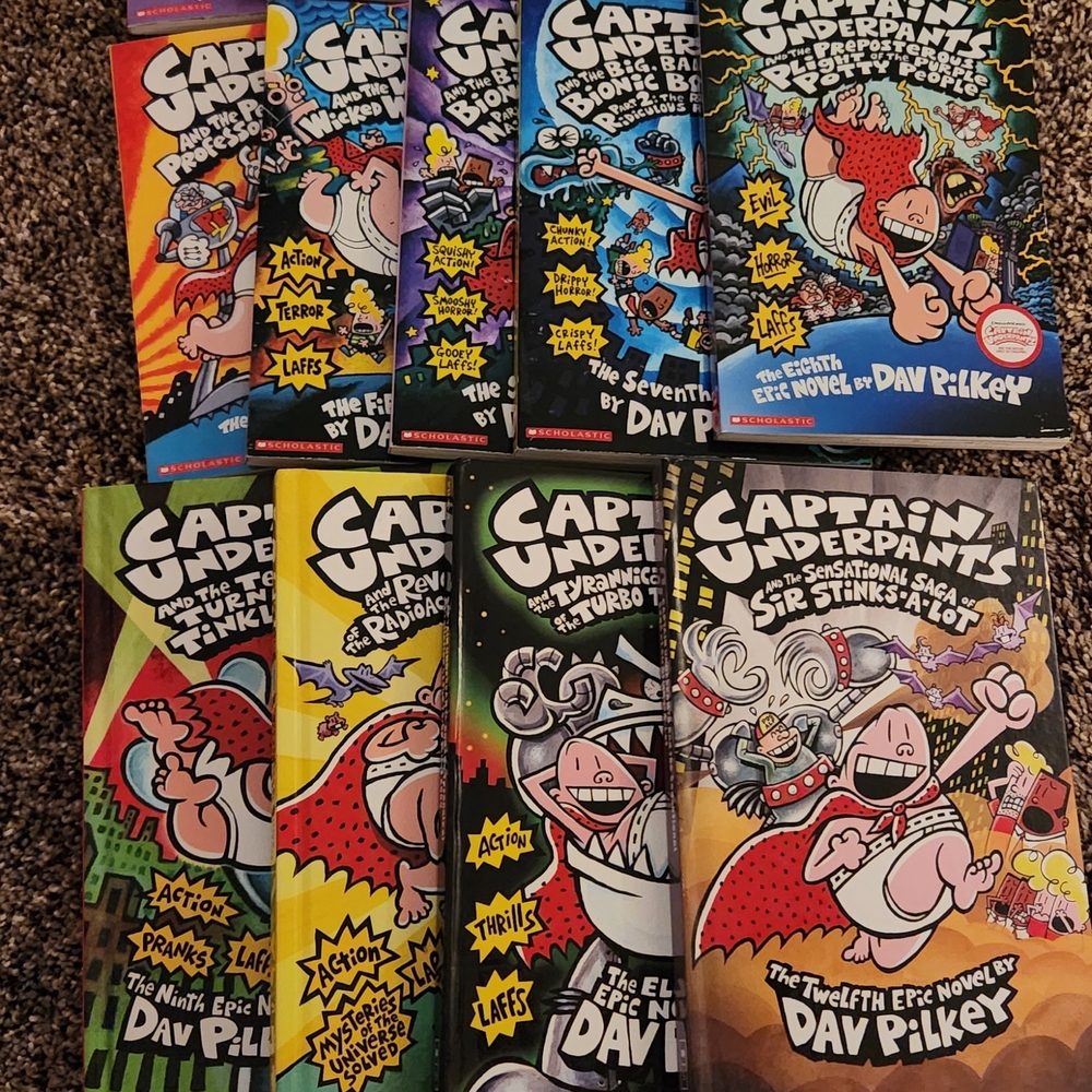 Captain Underpants Book Set